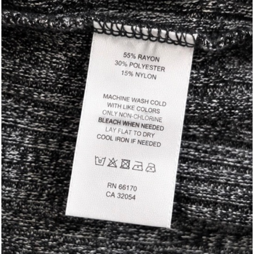 Urban Outfitters BDG charcoal heather ribbed knit flare dress - Picture 4 of 4